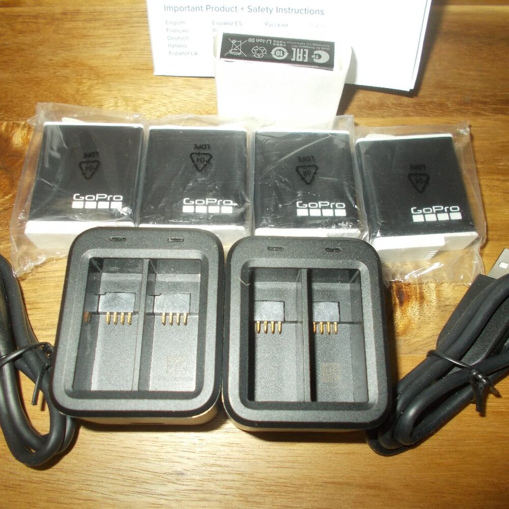 GoPro Hero 11 Black  (and others) Batteries Lot & Chargers